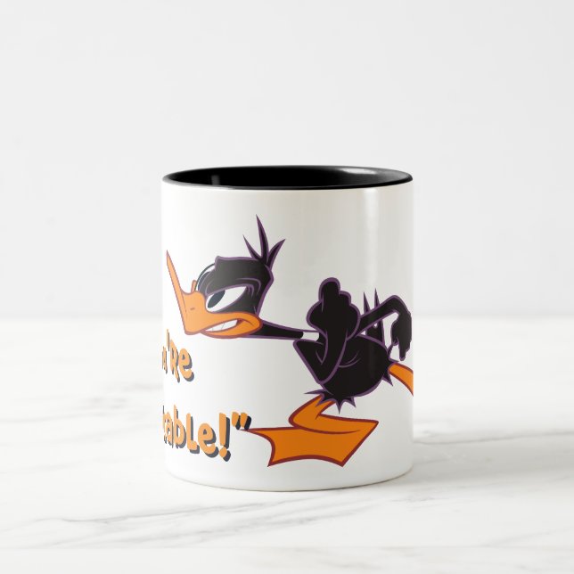 Caneca De Café Em Dois Tons DAFFY DUCK™ pronto para lutar (Centro)