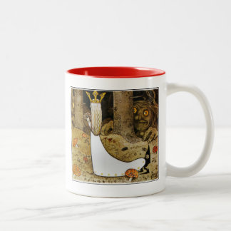 Caneca De Café Em Dois Tons Daga na floresta