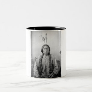 Caneca De Café Em Dois Tons Dakota Leader Sitting Bull Nação Americana