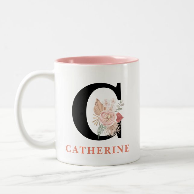 Caneca De Café Em Dois Tons Dama de Honra Personalizada (Esquerda)