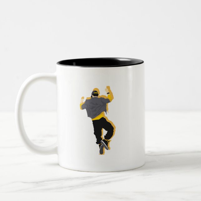 Caneca De Café Em Dois Tons Dança Comigo (Esquerda)