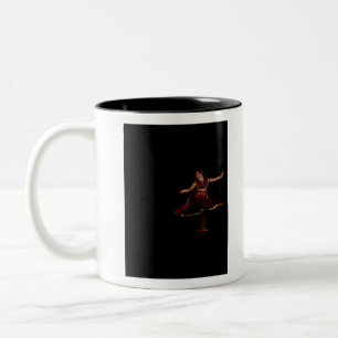 Caneca De Café Em Dois Tons Dança de Kathak - 116