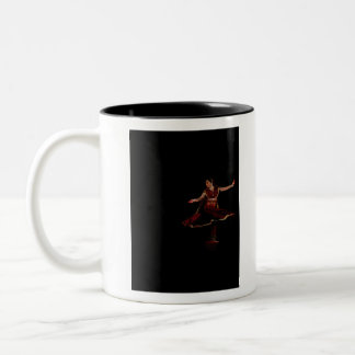 Caneca De Café Em Dois Tons Dança de Kathak - 116