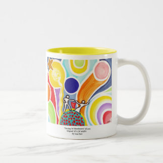Caneca De Café Em Dois Tons Dança em Moonbeams