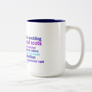 Caneca De Café Em Dois Tons Danças Favoritas