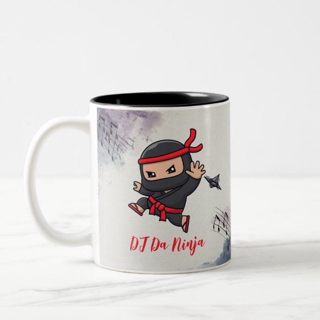 Caneca De Café Em Dois Tons DANINJA Mug (Esquerda)