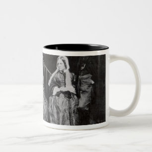 Caneca De Café Em Dois Tons Dante, Christina, Frances e William Rossetti