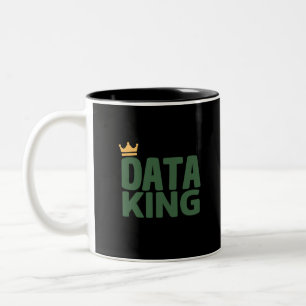 Caneca De Café Em Dois Tons Data King