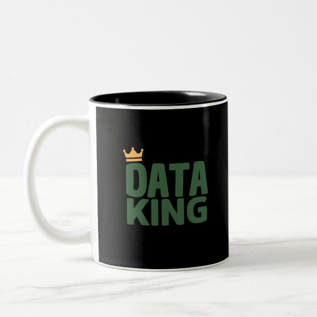 Caneca De Café Em Dois Tons Data King (Esquerda)