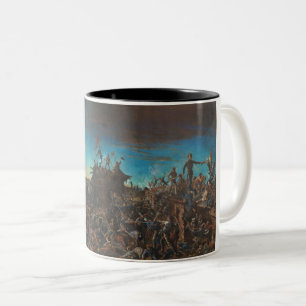 Caneca De Café Em Dois Tons Dawn no Álamo