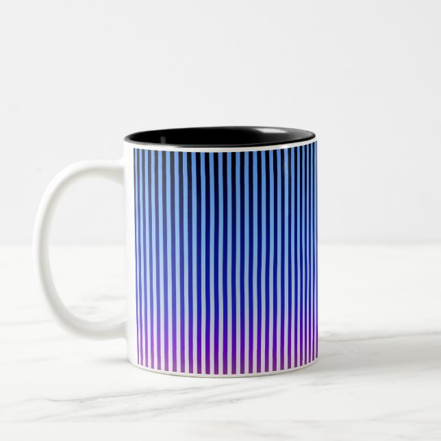 Caneca De Café Em Dois Tons Daybreak e Nightfall (Stripes) (Esquerda)
