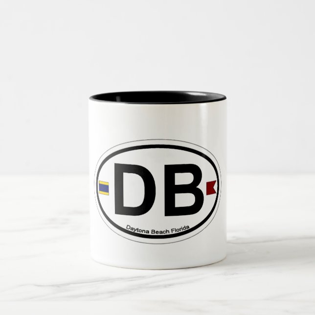Caneca De Café Em Dois Tons Daytona Beach. (Centro)