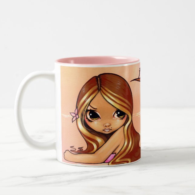 Caneca De Café Em Dois Tons De "caneca da sereia Sunkissed" (Esquerda)