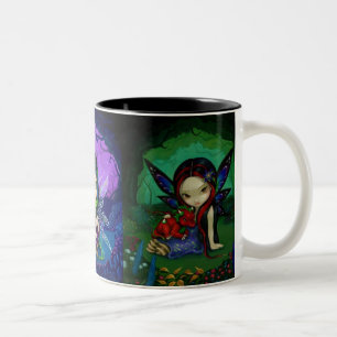 Caneca De Café Em Dois Tons De "caneca do jardim Dragonling"