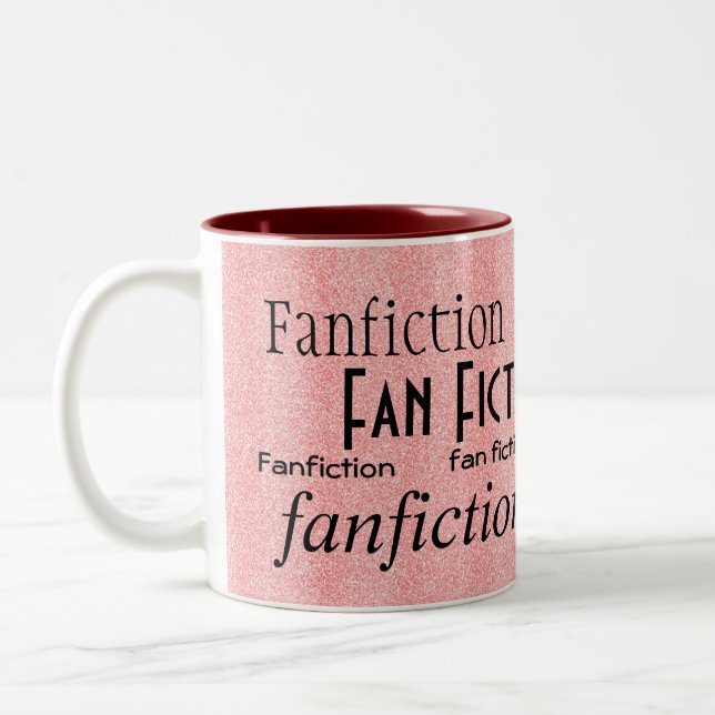 Caneca De Café Em Dois Tons De "fanático da ficção fã " (Esquerda)