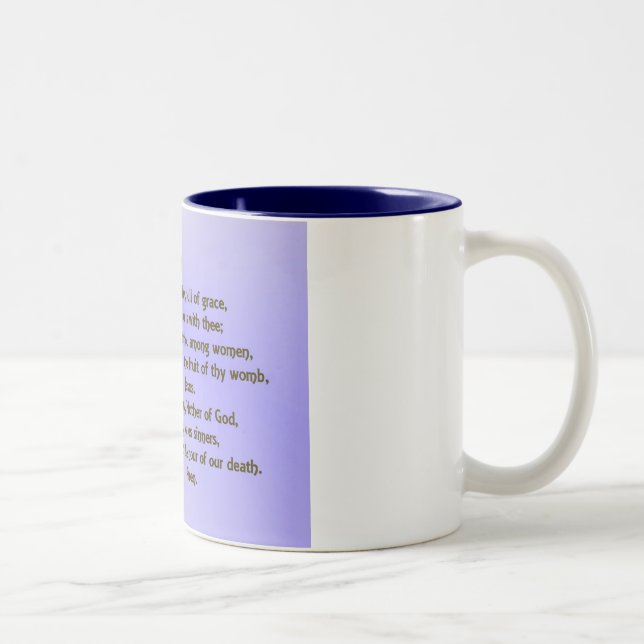 Caneca De Café Em Dois Tons ~ de Mary da saraiva customizável (Direita)