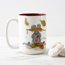 Caneca De Café Em Dois Tons DE Tasse/Mug Herbst/Autumn Maus/Mouse