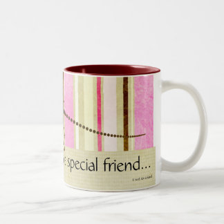 Caneca De Café Em Dois Tons De um amigo especial…
