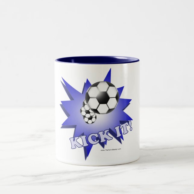 Caneca De Café Em Dois Tons Dê um Chute! (Centro)