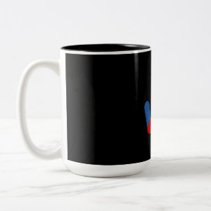 Caneca De Café Em Dois Tons Dê uma olhada na América, 14 de julho