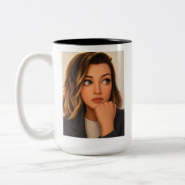 Caneca De Café Em Dois Tons Dê vida ao seu personagem favorito na sua manhã