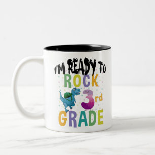 Caneca De Café Em Dois Tons De Volta às Aulas Estou Pronto Para Detonar a 3ª S