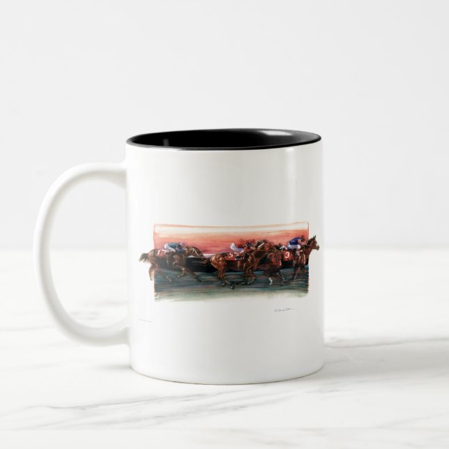 Caneca De Café Em Dois Tons DEA25 cavalo Race.tif (Esquerda)
