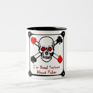 Caneca De Café Em Dois Tons deadseriousskull