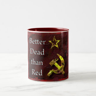 Caneca De Café Em Dois Tons deadthanred