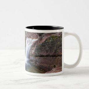 Caneca De Café Em Dois Tons Deadwood cai sobre Reynolds Creek no outono em