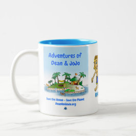 Caneca De Café Em Dois Tons Dean e Jo Island Aventura Mug