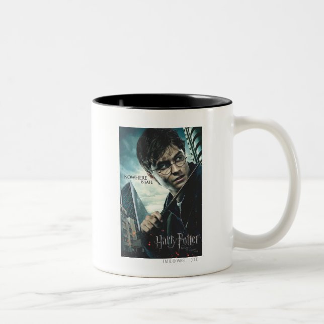 Caneca De Café Em Dois Tons Deathly Hallows - Harry (Direita)