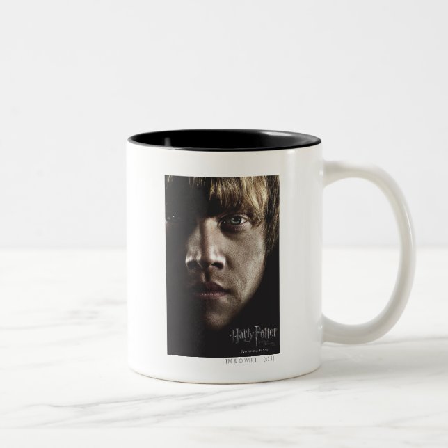 Caneca De Café Em Dois Tons Deathly Hallows - Ron (Direita)