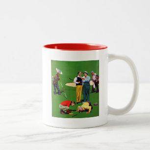 Caneca De Café Em Dois Tons Décimo oitavo furo