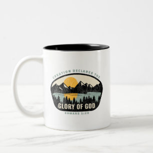 Caneca De Café Em Dois Tons Declarações de criação