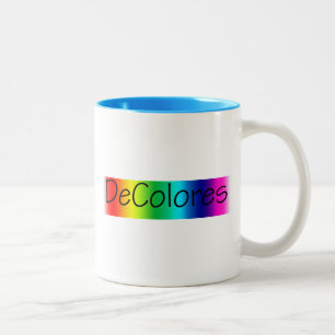 Caneca De Café Em Dois Tons DeColores
