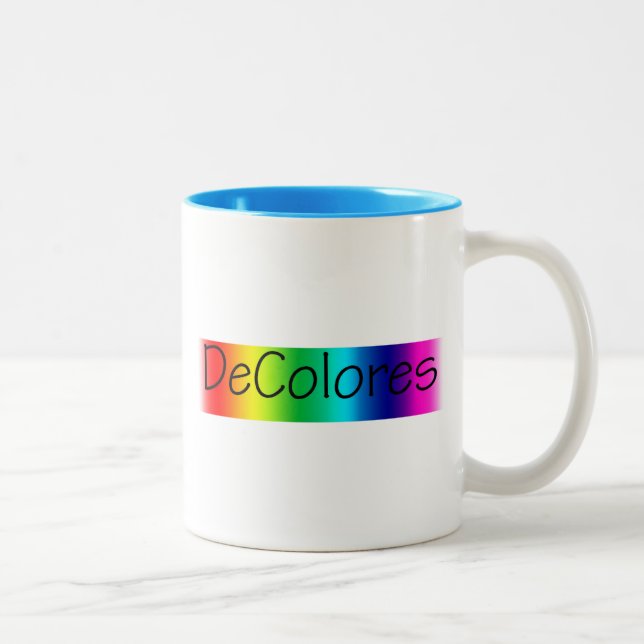 Caneca De Café Em Dois Tons DeColores (Direita)