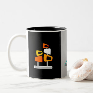 Caneca De Café Em Dois Tons Decor Retroativo