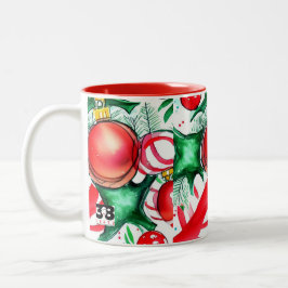 Caneca De Café Em Dois Tons Decoração de Natal