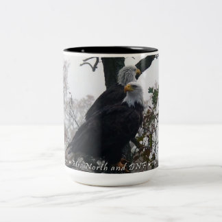Caneca De Café Em Dois Tons Decorah North Eagles: North e DNF