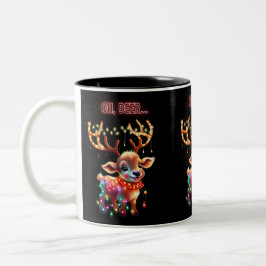 Caneca De Café Em Dois Tons Deer...