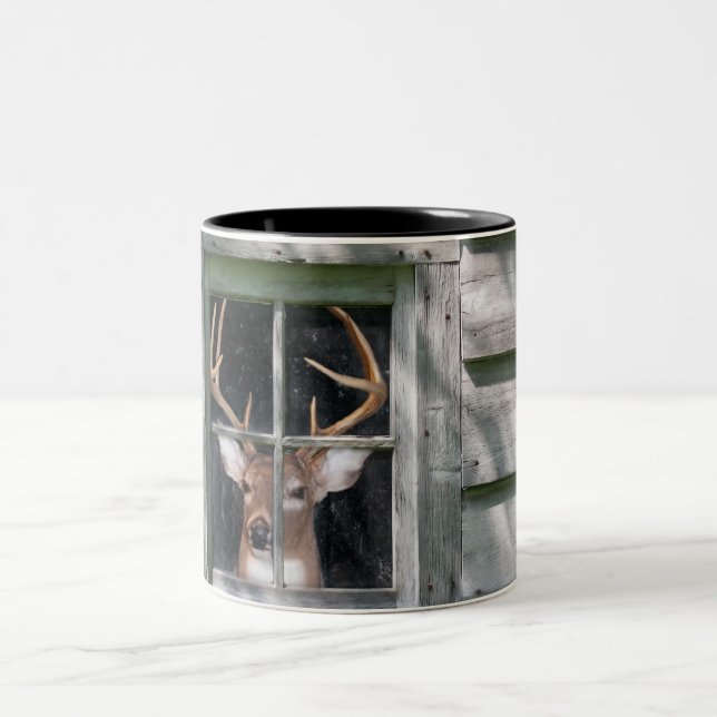 Caneca De Café Em Dois Tons Deer Blind (Centro)