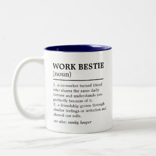 Caneca De Café Em Dois Tons Definição De Bestimento De Trabalho Com Nome De Co