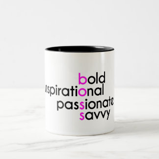 Caneca De Café Em Dois Tons Definição de um chefe