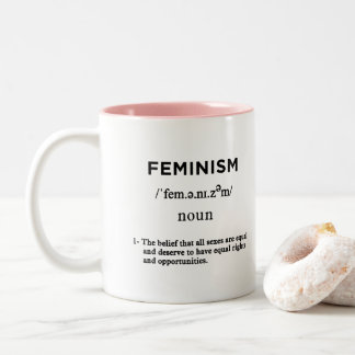 Caneca De Café Em Dois Tons definição feminista
