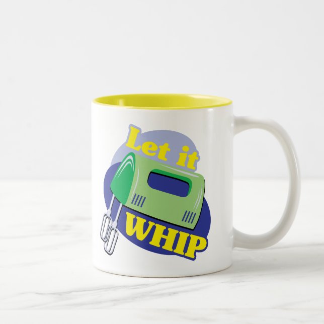 Caneca De Café Em Dois Tons Deixais lhe para chicotear (Direita)