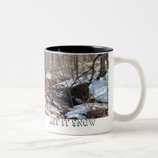 Caneca De Café Em Dois Tons Deixais lhe para nevar