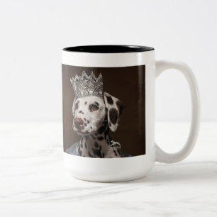 Caneca De Café Em Dois Tons Deixar uma trilha de Sparkle Dalmatian