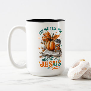 Caneca De Café Em Dois Tons Deixe-Me Dizer...