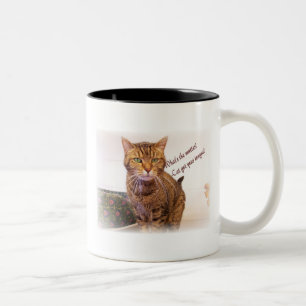Caneca De Café Em Dois Tons Deixe-nos conversar